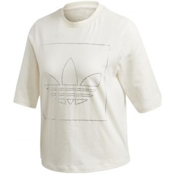 Vêtements Femme T-shirts manches courtes adidas Originals T Shirt Blanc