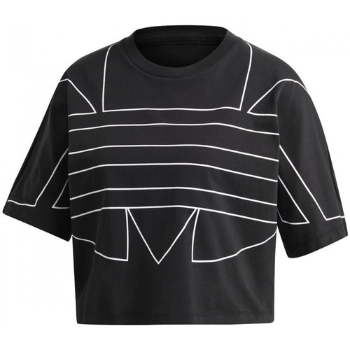 Vêtements Femme T-shirts & Polos adidas Originals Lrg Logo Tee Noir