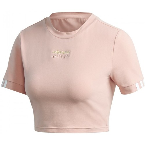 Vêtements Femme T-shirts & Polos adidas Originals Cropped Tee Rose