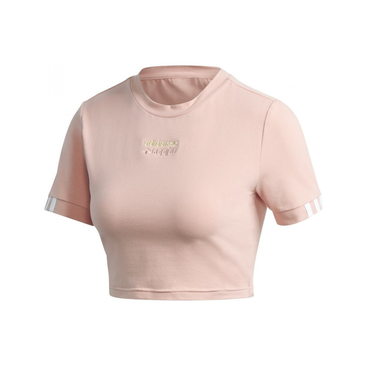 Vêtements Femme T-shirts & Polos adidas Originals Cropped Tee Rose