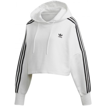 Vêtements foros Sweats adidas Originals Cropped Hood Blanc
