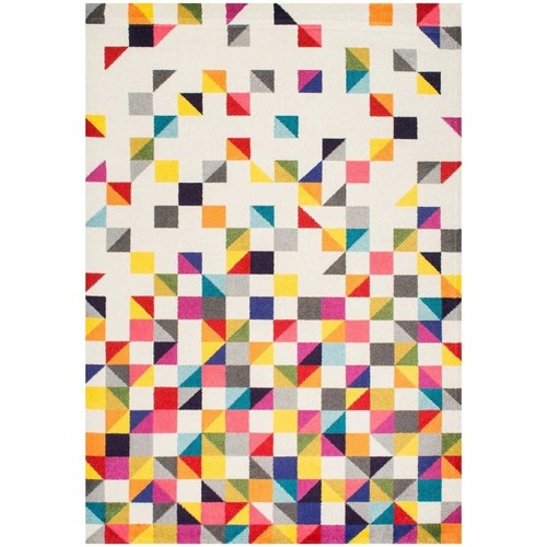 La Maison De Le Tapis Unamourdetapis Tapis moderne Detru Boutik Multicolore 200x290 cm Multicolore