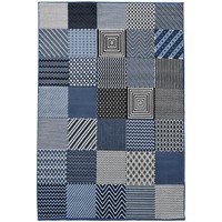 Maison & Déco Tapis Unamourdetapis Tapis moderne Bc Geotrem Bleu 80x150 cm Bleu