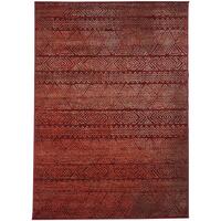 Hall In The Wall Tapis Unamourdetapis Tapis berbère style Af Chila Rouge 160x230 cm Rouge