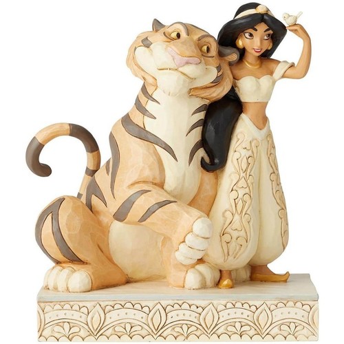 Diam 30 cm Statuettes et figurines Enesco Figurine collection Jasmine et Rajah Beige