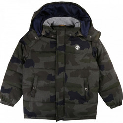 Vêtements Enfant Vestes Timberland Parka junior  Camouflage T26493 - 10 ANS Kaki