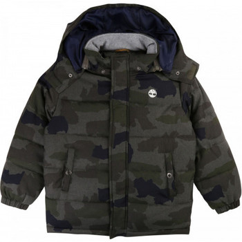 Vêtements Enfant Vestes Purple Timberland Parka junior  Camouflage T26493 - 10 ANS Kaki