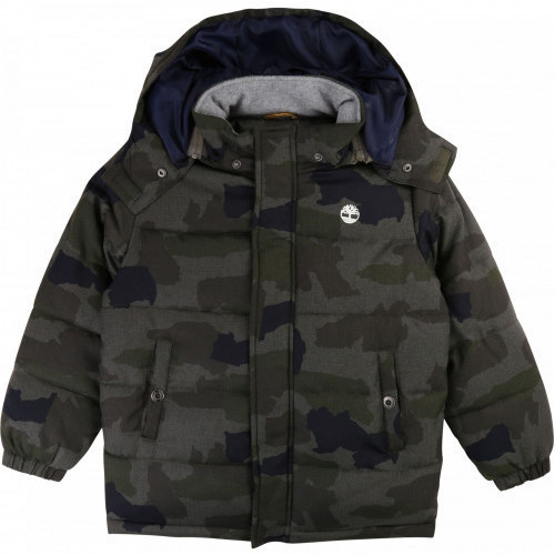 Vêtements Enfant Vestes Timberland Parka junior  Camouflage T26493 - 10 ANS Kaki