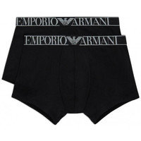 Sous-vêtements Caleçons Emporio Armani Pack X2 boxers homme EMPORIO  111769 OA720 2382 noir Noir