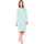 Vêtements Femme Pyjamas / Chemises de nuit Lingerelle by Daxon - Chemise de nuit courte coton aqua