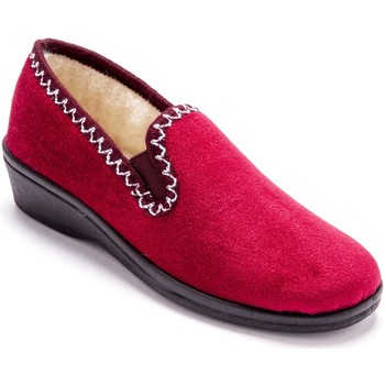 Chaussures Femme Chaussons Pediconfort Sans-gêne fourrés Rouge