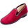 Chaussures Femme Chaussons Pediconfort Sans-gêne fourrés Rouge