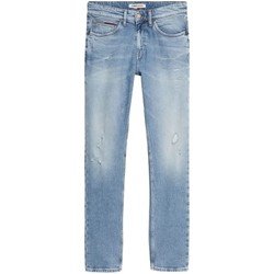 Vêtements Homme Jeans slim Boucles Tommy Jeans Jean homme  Ref 53479 1AB Bleu