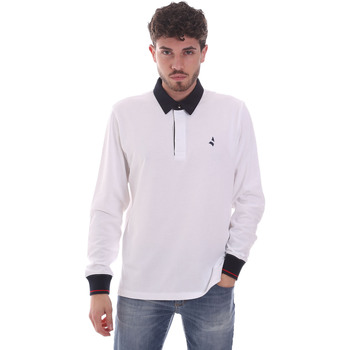 Vêtements Homme Polos manches longues Navigare NV32024 Blanc
