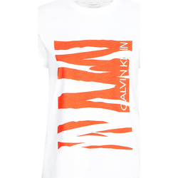 Vêtements Femme T-shirts manches courtes Calvin Klein Jeans K20K203030 Blanc