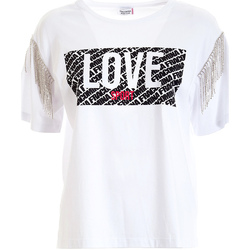Vêtements Femme T-shirts manches courtes Fracomina FT21ST3003J400N5 Blanc