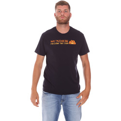 Vêtements Homme T-shirts manches courtes Sundek M049TEJ7800 Noir