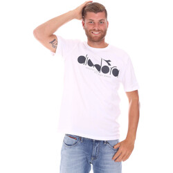 Vêtements Homme T-shirts manches courtes Diadora 502176633 Blanc