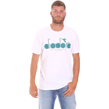 Vêtements Homme T-shirts manches courtes Diadora 502176633 Blanc