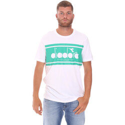 Vêtements Homme T-shirts manches courtes Diadora 502176632 Blanc