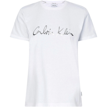Vêtements Femme T-shirts manches courtes Calvin Klein Jeans K20K202870 Blanc