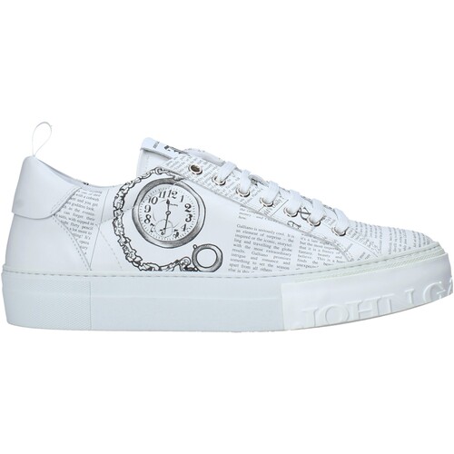 Baskets basses John Galliano 11018/CP A Blanc - Chaussures Baskets basses Homme 139 