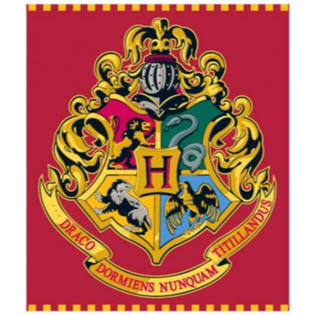 Maison & Déco Couvertures Harry Potter HP 52 48 128 Rouge