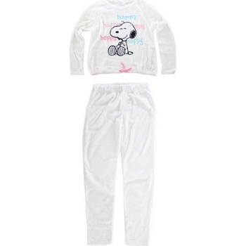 Vêtements Femme Pyjamas / Chemises de nuit Dessins Animés HS3644 WHITE Blanc