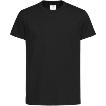 Vêtements Enfant T-shirts manches courtes Stedman  Noir