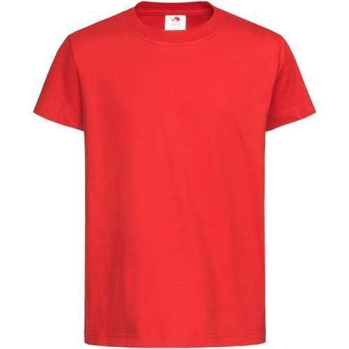 Vêtements Enfant Crew Neck Short Sleeve Tulle T-Shirt Stedman  Rouge