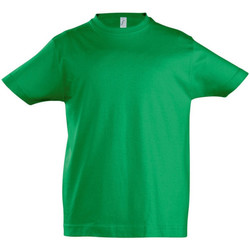 Vêtements Enfant T-shirts linen manches courtes Sols 11770 Vert tendre