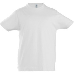 Vêtements Enfant T-shirts linen manches courtes Sols 11770 Blanc