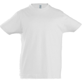 Vêtements Enfant T-shirts manches courtes Sols 11770 Blanc
