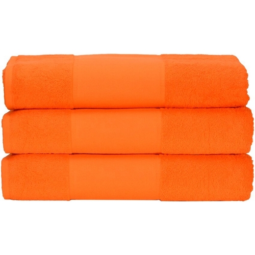 Maison & Déco Ea7 Emporio Arma A&r Towels 50 cm x 100 cm RW6036 Orange