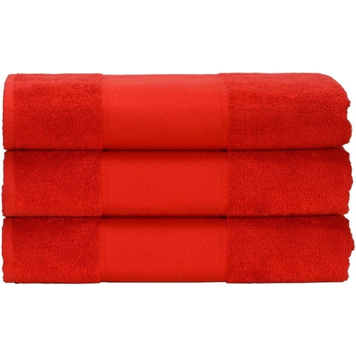 Maison & Déco Ea7 Emporio Arma A&r Towels 50 cm x 100 cm RW6036 Rouge