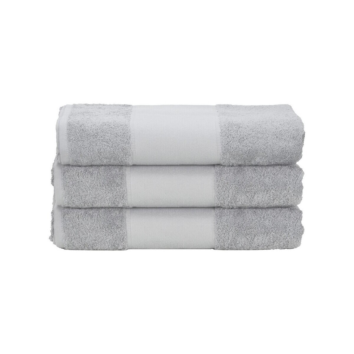 Maison & Déco Serviettes et gants de toilette A&r Towels 50 cm x 100 cm RW6036 Gris