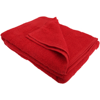 Maison & Déco Serviettes et gants de toilette Sols Taille unique Rouge