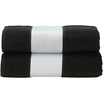 Maison & Déco Serviettes et gants de toilette A&r Towels RW6041 Noir