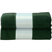 De La Creme Serviettes et gants de toilette A&r Towels RW6041 Vert foncé