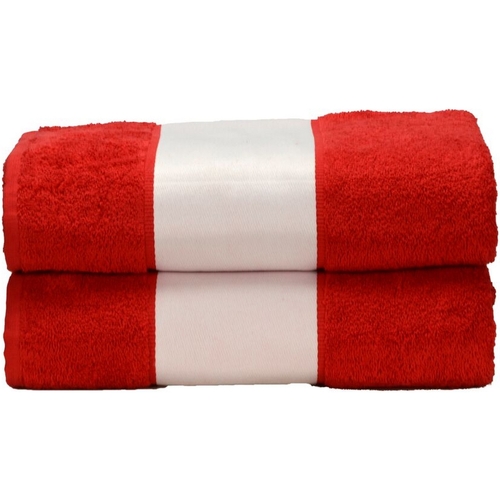 Maison & Déco Serviettes et gants de toilette A&r Towels RW6041 Rouge