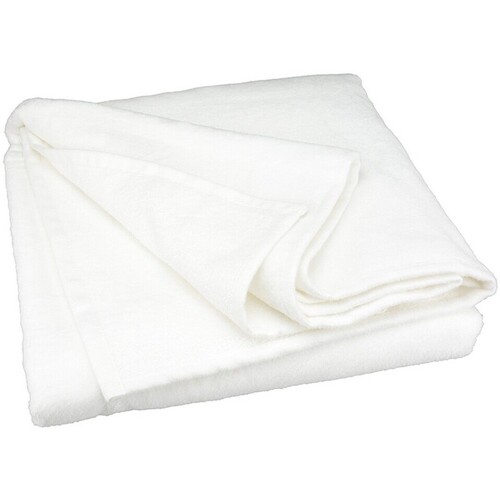 Maison & Déco Serviettes et gants de toilette A&r Towels 70 cm x 140 cm RW6043 Blanc