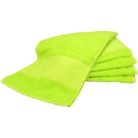 De La Creme Serviettes et gants de toilette A&r Towels RW6038 Vert fluo