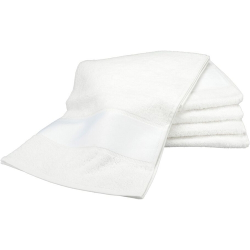 Maison & Déco Ea7 Emporio Arma A&r Towels RW6038 Blanc