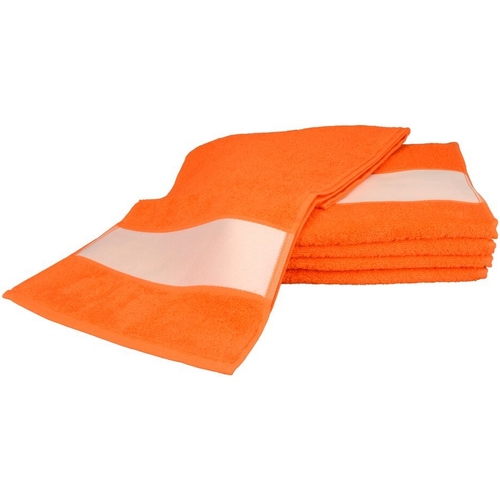 Maison & Déco Serviettes et gants de toilette A&r Towels 30 cm x 140 cm RW6042 Orange