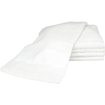 Maison & Déco Serviettes et gants de toilette A&r Towels 30 cm x 140 cm RW6042 Blanc