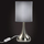 Maison & Déco Lampes à poser Versa Lampe de table en métal gris Argenté