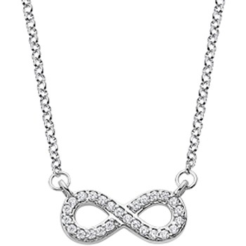 collier lotus  collier  silver infity brillant 