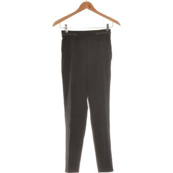 Vêtements Femme Pantalons fluides / Sarouels Zara Pantalon Slim Femme  34 - T0 - Xs Noir