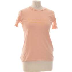 Vêtements Femme T-shirts & Polos Bizzbee top manches courtes  36 - T1 - S Rose Rose