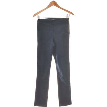 H&M pantalon slim femme  34 - T0 - XS Bleu Bleu